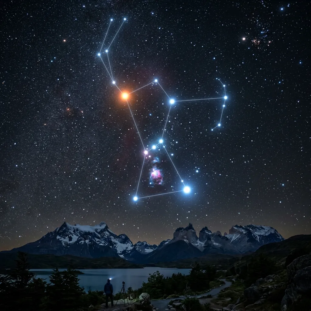Orion star chart